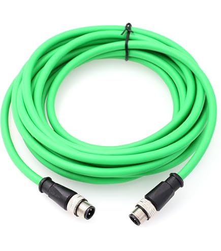 Amazon.com: HangTon Ethernet M12 4 Pin D Code Male to M12 4 Pin D