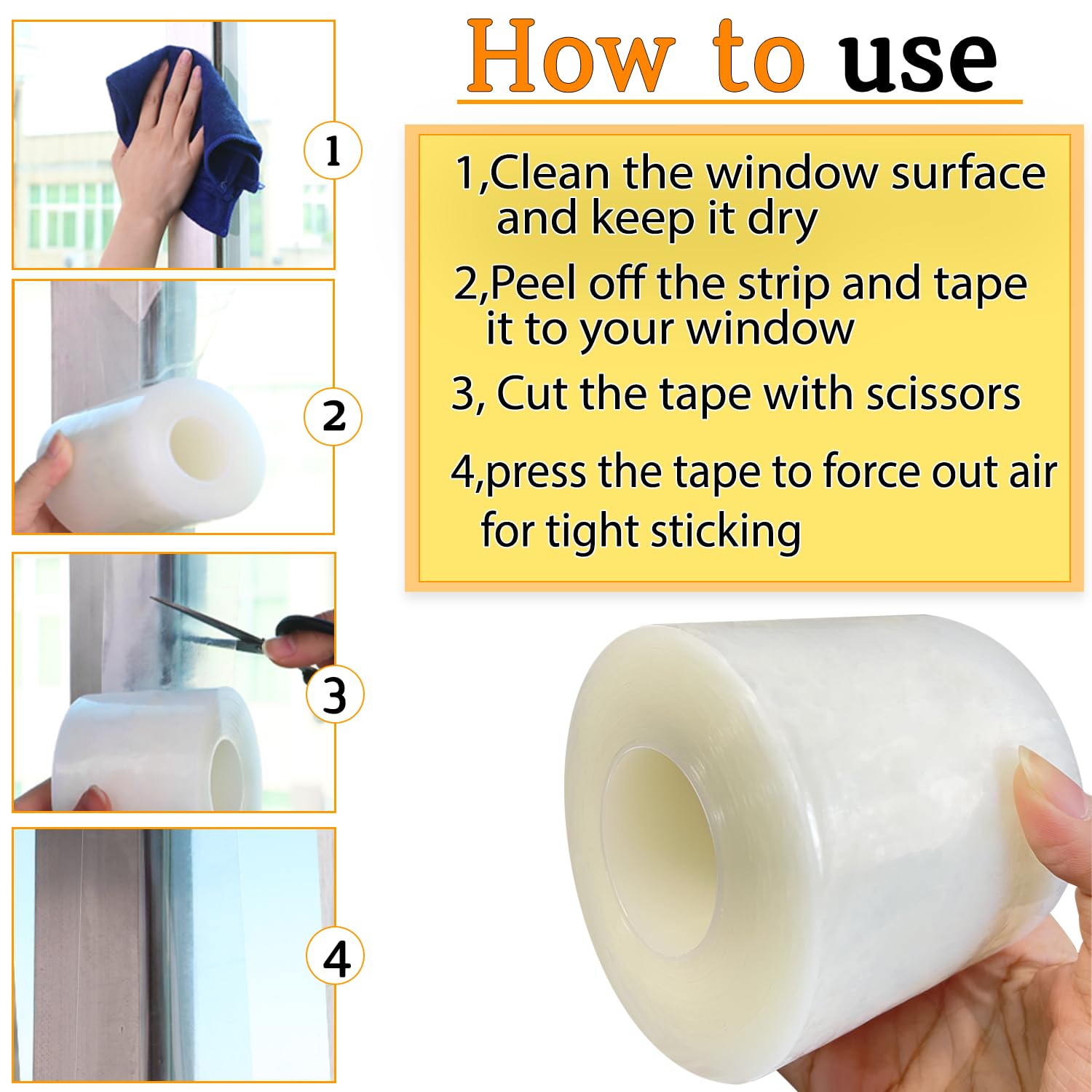 Transparent Window Insulation for Winter Weather