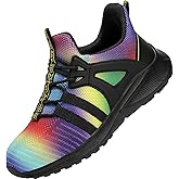 YOLARK Boys Girls Sneakers for Kids Non-Slip Tennis Shoes Fashion Lightweight Breathable Running Sport Athletic