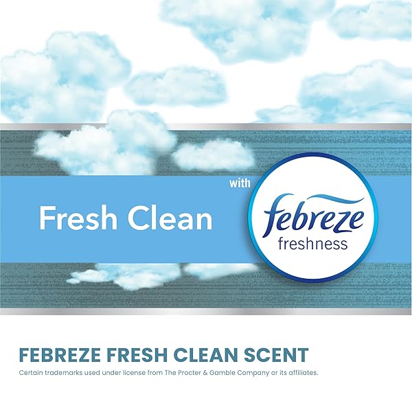 GLAD TALL KITCHEN DRAWSTRING TRASH BAGS – ODORSHIELD 13 GALLON WHITE TRASH BAG, FEBREZE FRESH CLEAN, 110 COUNT