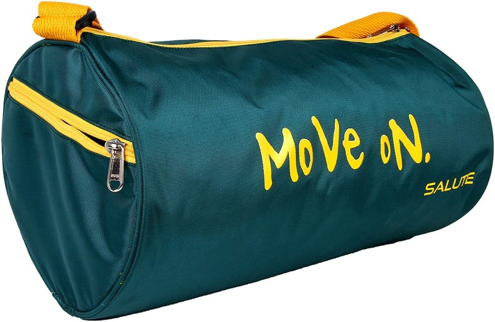 Salute Polyester Trendy 18 lt Green Travel Gym Duffel Bag