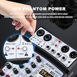 BOMGE 04D portable bluetooth 4 Channel DJ audio