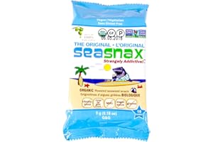 SeaSnax Roasted Seaweed Grab and Go Packs, .18-Ounce (Pack of 12)