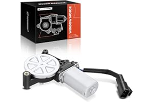 A-Premium Front Left or Rear Left Side Window Motor (2-Pin) Compatible with Chevrolet & GMC & Cadillac & Pontiac Models - Silverado, Sierra, Tahoe, Yukon, Suburban, Escalade, Avalanche, Escalade ESV