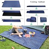 SOMIYAMI Waterproof Tartan Picnic Blanket 150x200cm with Carry Handle view 6