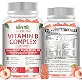 33-IN-1 Liposomal Overall 3500mg + Vitamin B Complex Gummies -B1, B2, B3, B4, B5, B6, B7, B8, B9,B12 | Vitamin C, D3,K2 | Coq10 Omega 3 etc for Energy, Brain,Immune,Skin Support &Heart Support ﻿
