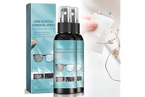 PLAYQUEEN 2PCS - Scratch Remover for Eyeglasses(100ml), Lens Scratch Remover for Eye Glasses, Eyeglass Scratch Remover, Lens Scratch Remover, Pocket & Travel Essentials, Eye Glass Cleaners Spray.
