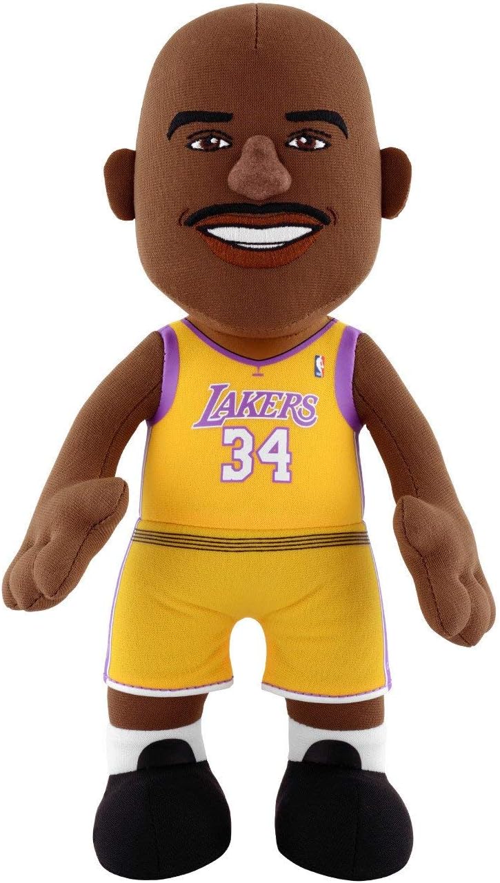 Nba Los Angeles Lakers Shaquille O Neal 10 Inch Plush Figure By Bleacher Creatures Amazon Co Uk Sports Outdoors
