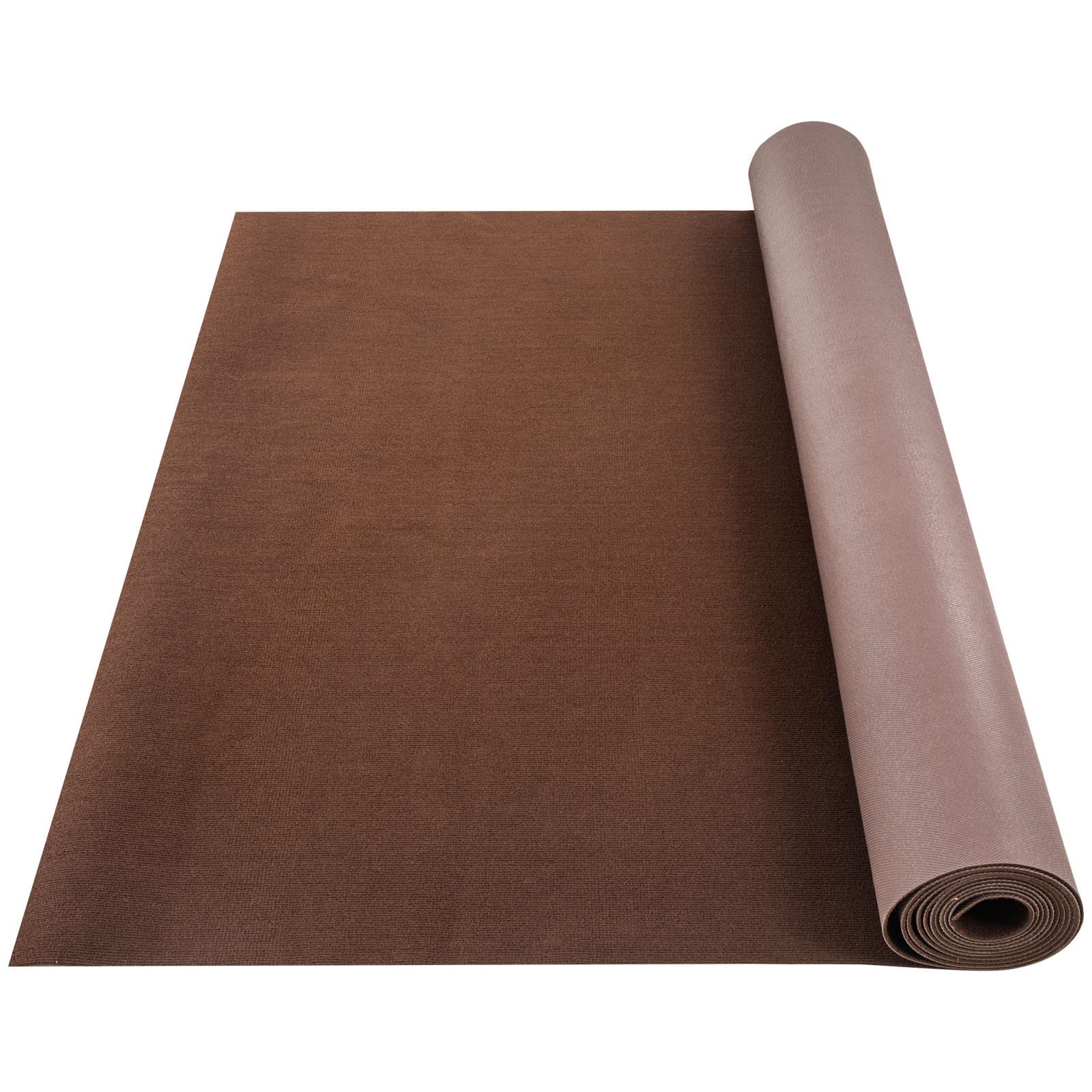 Photo 1 of Happybuy 6 ft x 13 ft Deep Brown Marine Carpet for Boats Waterproof - 0.18" Thick Indoor Outdoor Rug Carpet Roll for Home Patio Porch Deck