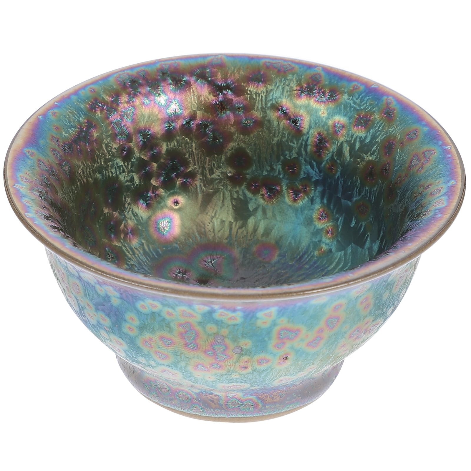 Homoyoyo Traditional Japanese Kungfu Tea Cup,Asian Tea Cups Glazed Ceramic Mugs for Wine Tea Coffee Juice Milk（Reverse Cup）