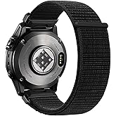 EKINGEEK Velcro Nylon Quickfit Watch Band for Garmin Fenix/epix/Forerunner/Approach/Tactix/MARQ/Quatix/D2 Series — for Fenix 8/Fenix 7/Fenix 6/Forerunner 965/955 Replacement Sport Band for Men & Women