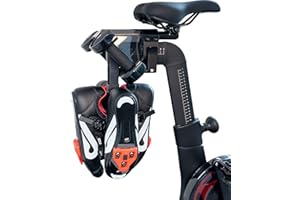 TRUBLIFIT Metal Shoe Hanger for Peloton Bike Plus, Holds 2 Pairs of Shoes, Perfect Accessories for Peloton Bike+, Shoe Holder for Peloton, Solid Metal Shoe Rack