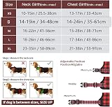 HEELE Dog Harness Small No-Pull Reflective Checkered Red Size S view 2