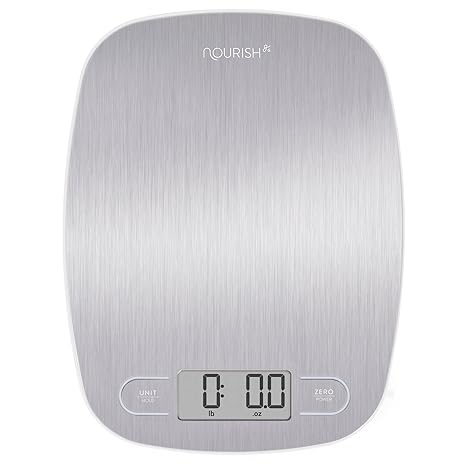 Digital Kitchen Scale Digital Weight Grams And Ounces Stainless Steel