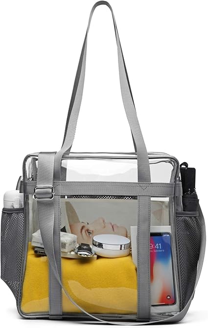 over the shoulder clear bag