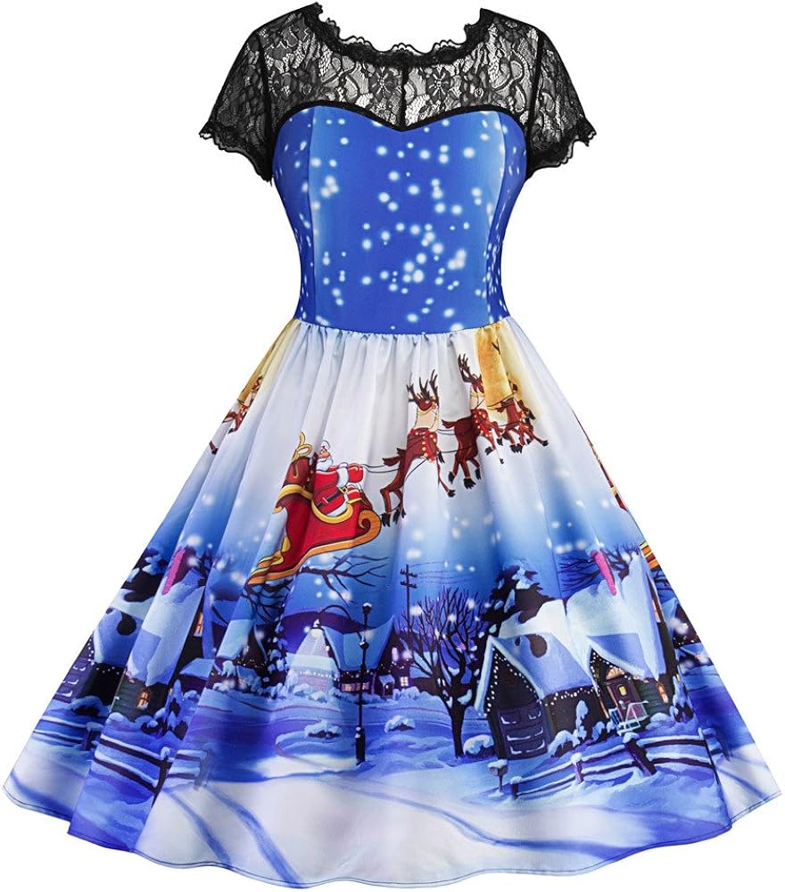 blue dress for christmas party