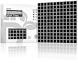 VViViD 11 Sheets Peel and Stick Faux Ceramic Black