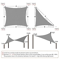 Artpuch Rectangular Breathable UV Block Sun Shade