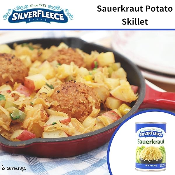 SILVER FLEECE – SAUERKRAUT – 14.5 OZ – 6 PACK