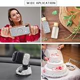Zayejod 4 Rolls Silver Resin Rhinestone Ribbon 20mm Self Adhesive Diamond Belt view 7
