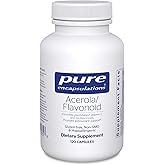 Pure Encapsulations Acerola/Flavonoid | Corn-Free, Plant-Based Vitamin C and Bioflavonoid | 120 Capsules*