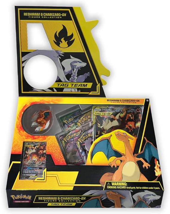 reshiram charizard tag team box