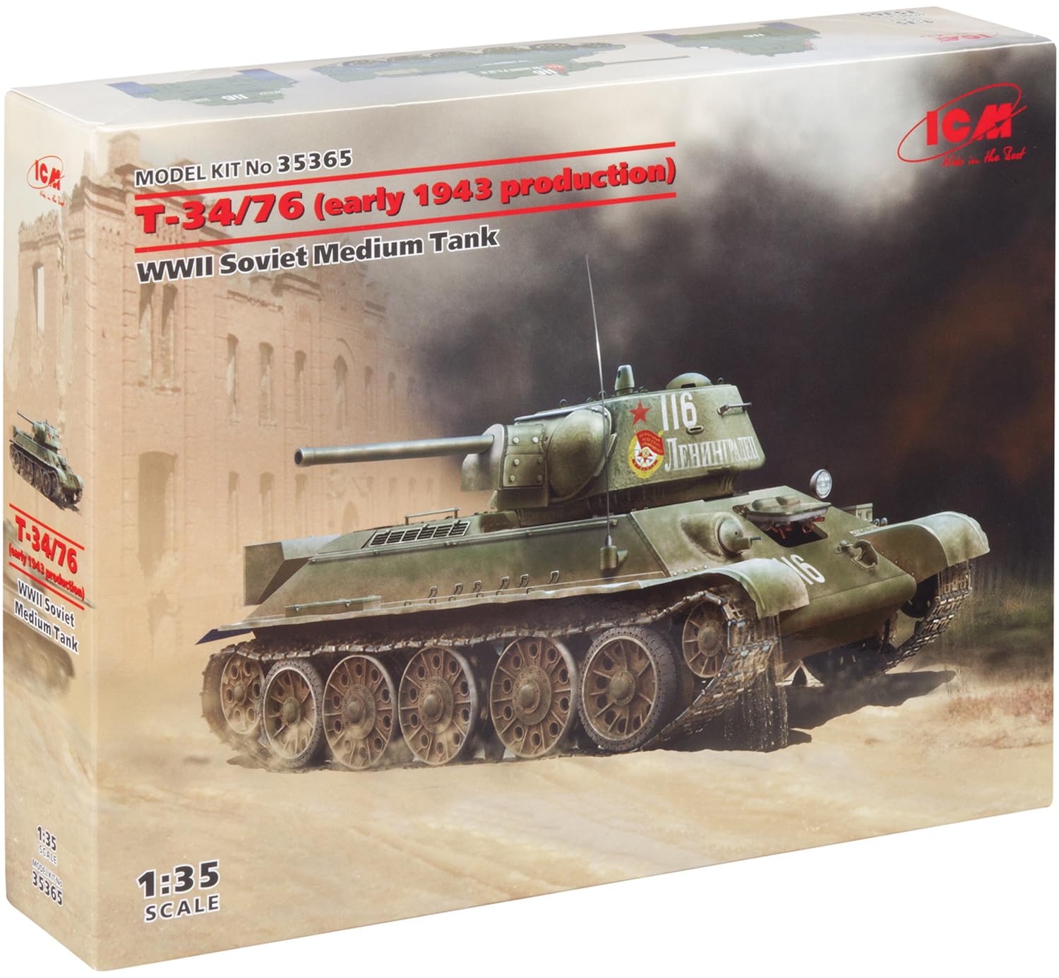 ICM 1:35 - ?-34/76 early 1943 production