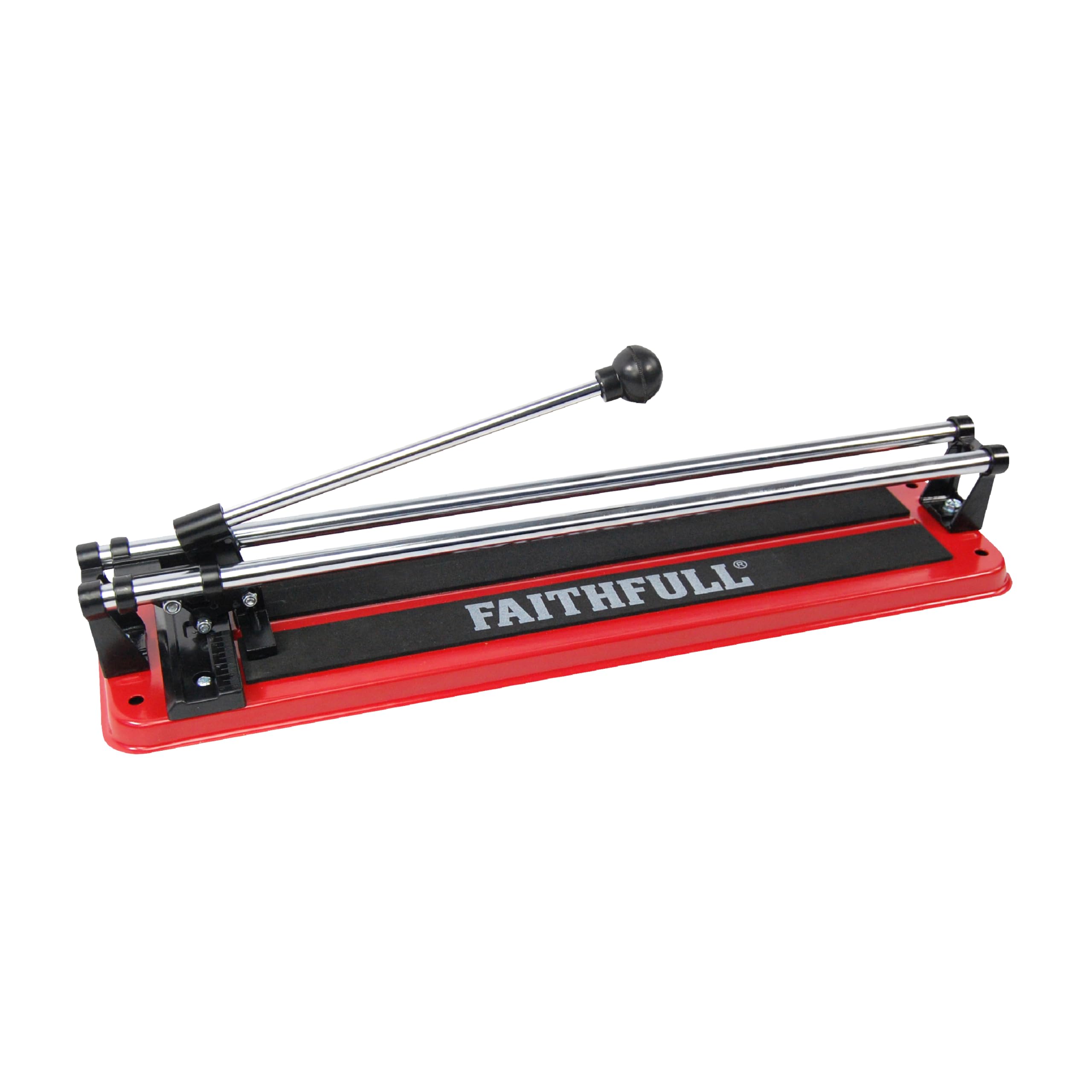 Faithfull Tile Cutter 400mm – Manual Dual Rail Tile Cutter for Wall, Floor & Quarry Tiles up to 400mm Square, 280mm Diagonal & 10mm thick