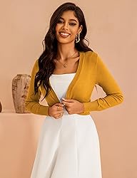 McVanedy Cardigan Short Cardigans for Women Bolero