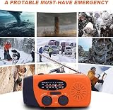 SOLARBABY Solar Radio 3 3-Wold Charge Hand Crank AM FM LED 2000mAh Power Bank view 6