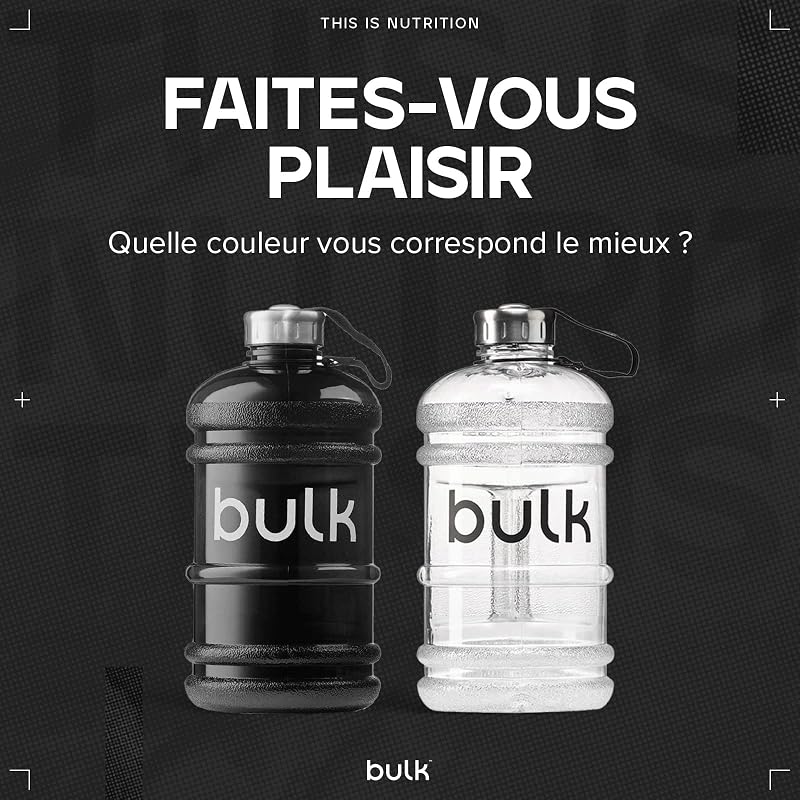 Gourde D'eau, Gourde de Sport, Clair, 2,2 Litres