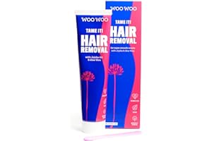 WooWoo - Tame It! In-Shower Natural Hair Removal Depilatory Cream | No Irritation Vegan Hair Remover For Sensitive Skin - Legs, Bikini, Intimate Areas (6.8 oz | 200 ml)