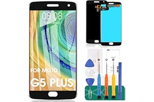 for Moto G5 Plus Screen Replacement - SRJTEK LCD Screen for Motorola Moto G5 Plus XT1686 XT1681 XT1683 XT1684 XT1685 XT1687 Touch Digitizer Display Panel Glass Lens Assembly Repair Parts Kit