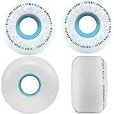 Ricta Wheels Clouds White / Blue Skateboard Wheels - 56mm 78a (Set of 4)