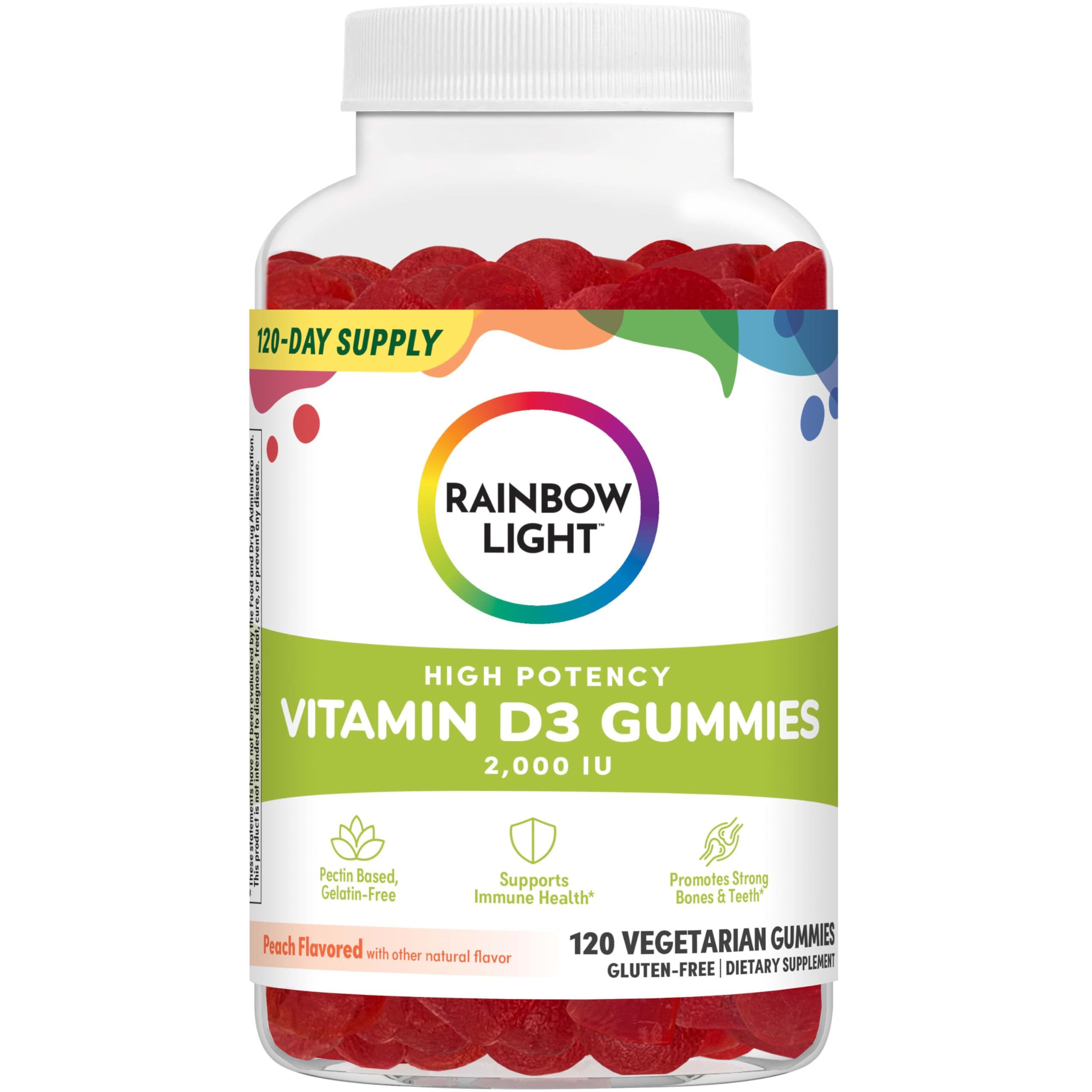 High Potency Vitamin D3 (Peach Flavor)