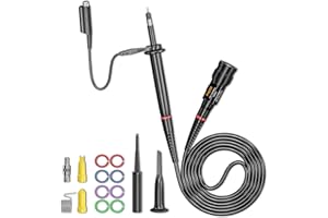 Goupchn High Voltage Oscilloscope Probe P4250 100:1 2KV 250MHz Alligator Crocodile Clip BNC Test Lead with Accessory Kit