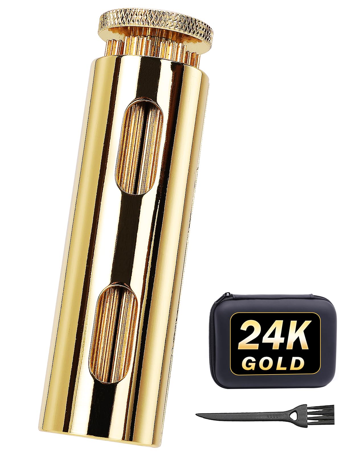 Photo 1 of 24K Gold Vintage Cigarette Roller, Cigarette Rolling Machine, Gold Plating Process Joint Roller Machine, Solid Brass Roller, Use with 70 mm Papers, Luxurious Tobacco Roller for Men and Women