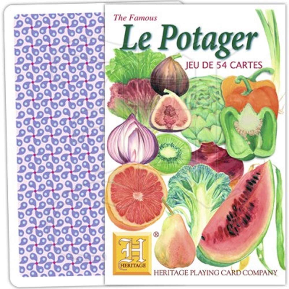 Heritage Playing Cards: Vegetable Garden Playing Cards