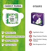 The Cheeky Panda Organic Sanitary Towels Light Flow 6x15 Pads 90 view 6