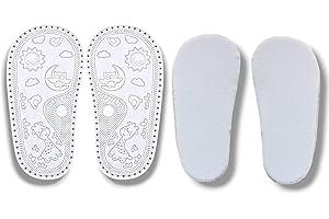 Ann G Perforated Baby Shoe Soles with Pure EVA Inner Soles, Soft, Flexible, Nonslip, Comfortable, Crochet Accessories, Babies First Shoes