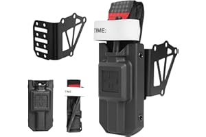 GLKTRS Tactical Extension Holster Adapter with Tourniquet Holder and Tourniquet,QLS Extension Adapter Holster