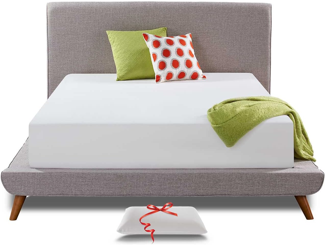 Live and Sleep Classic - Memory Foam Mattress - 12-Inch - Twin-XL Size - Cool Bed in a Box - Medium Firm - Advanced Support - Bonus Form Pillow - CertiPUR Certified - Twin Extra-Long