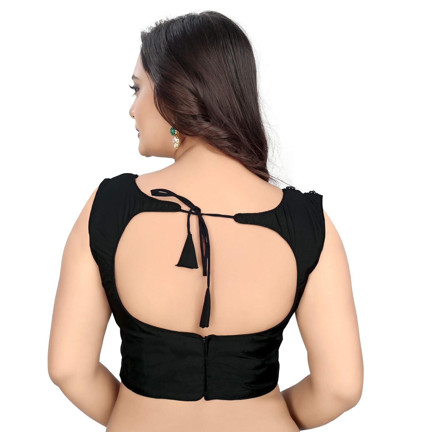 honey bae new black color blouse(sfb006,pack of 1)