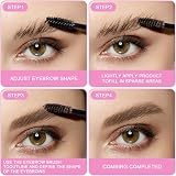 LOPHE Eyebrow Gel Mascara Waterproof & Long Lasting Brown view 4