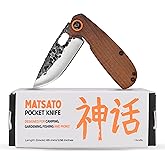 Matsato Pocket Knife – Small Knive for Men & Women Camping, Tactical Survival Small Knife, Compact Tool for Hunting, Fishing,