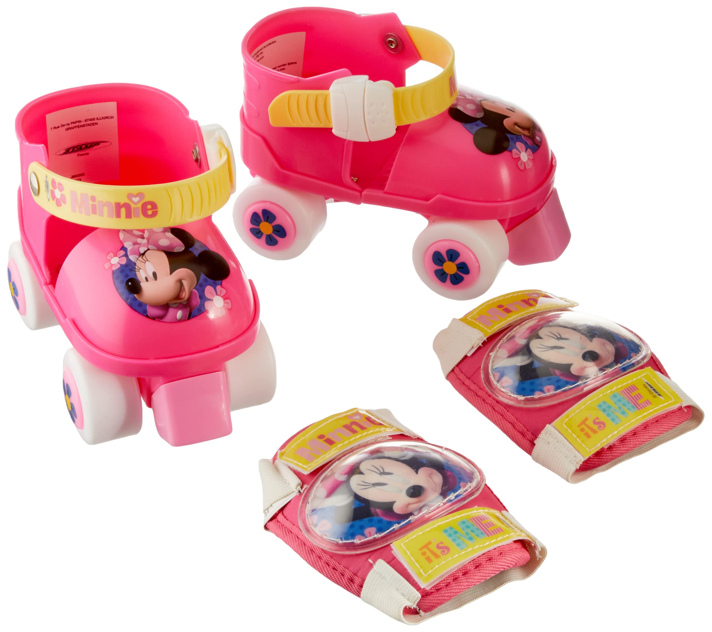 Stamp - J862035 - Set of Roller Skates + Knee Pads - Disney Minnie - Pink