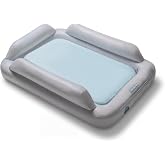 SlumberPod SlumberTot Turkish Cotton Toddler Air Mattress Sheets, 2 Pack | Fitted sheet for the 25x39in SlumberTot sleep surface &amp; most playard mattresses, Machine washable, nozzle opening
