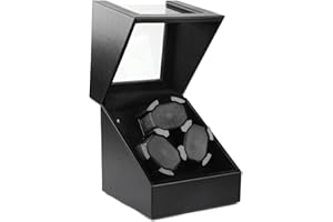J&T Technology Automatic Watch Winder,Watch Winider for 3 Automatic Watches with Quiet Japanese Mabuchi Motor,2 Rotation Modes,Memory Foam Pillows,Gift for Man