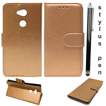 Sony Xperia XA2 Handyhülle Book Case Xperia XA2 (5,2‘‘ -13,2 cm) Hülle Mobile Stuff Klapphülle Tasche im Retro Wallet Design 