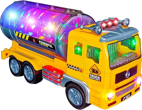 Truck Toys For 3 10 Year Old Boys Electric Oil Tanker Toy Truck With Bright Flashing 4d Lights Real Sounds Cool Birthday Gifts For Boys Age 3 12 Year Old Kids Toys Truck Toys For 3 10 Year Old Boys Electric Oil Tanker Toy Truck With Bright Flashing 4d Lights Real Sounds Cool Birthday Gifts For Boys Age 3 12 Year Old Kids Toys
